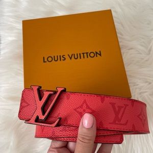 LV brand new belt genuine leather